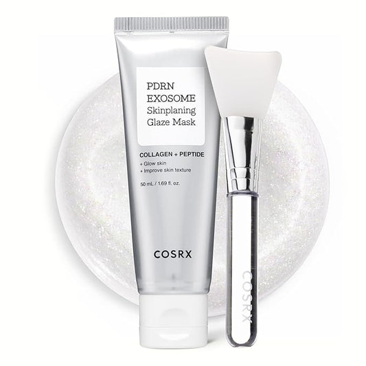 COSRX PDRN Exosome Skinplaning Glaze Mask for Face with Salmon DNA PDRN & Exosome, Overnight Wrapping Mask for Glass Skin, 1.69 fl. Oz, Korean Skin Care