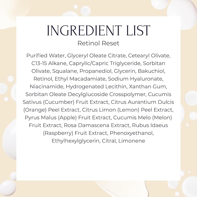 Tru Alchemy Retinol Reset Revitalizing Retinol Serum for face - Wrinkle Appearance Serum & Cream for Face w/Bakuchiol, Niacinamide for Overnight Renewal w/Long-Term Radiance - 1 fl oz (2-Pack)