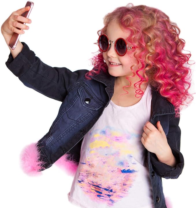 Desire Deluxe - Girls Gifts Hair Chalk 10 Temporary Non-Toxic Easy Washable Hair Dye Colourful Pens