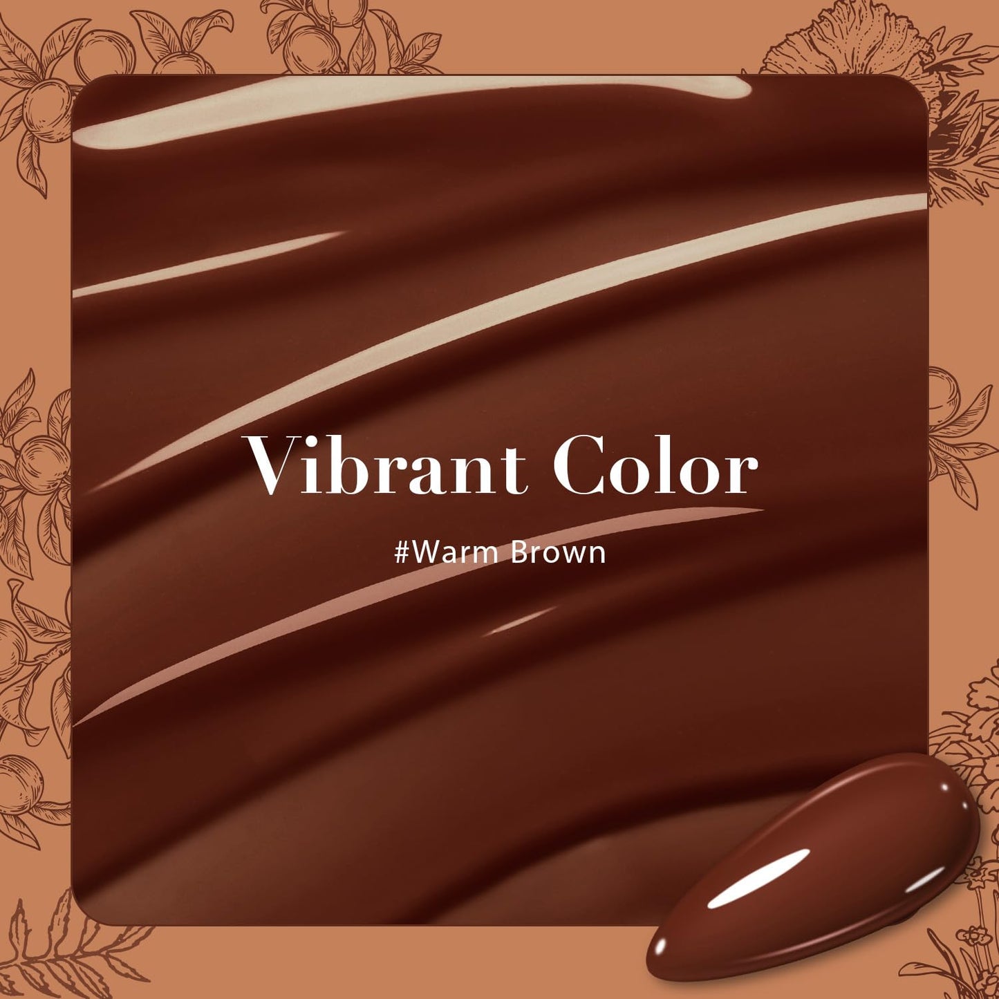 AZUREBEAUTY Gel Nail Polish Set - Nude Brown Fall Series 10ML 6 Colors Classic Gel Polish Popular Nail Art Colors Soak Off U V LED Nail Polish Gel Art Design DIY Salon