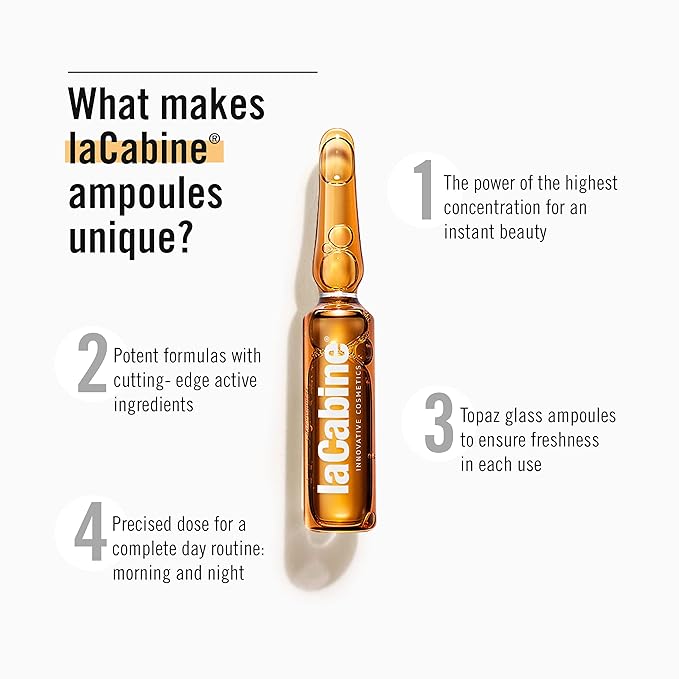 laCabine Pure Retinol Ampoule Serum with pure retinol for a youthful radiance and a renewed skin