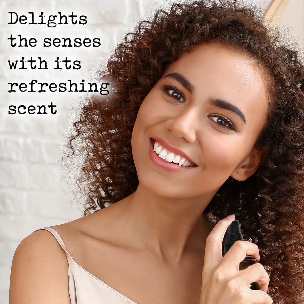 Leave In Conditioner Spray - Rosemary & Mint Scalp Treatment - Anti-Dandruff and Dry & Itchy Scalp Treatment, Hydrating & Medicated Formula for Psoriasis and Scalp Care - Detangles & Nourishes Hair