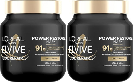 L'Oreal Paris Elvive TR5 Power Restore Multi Use Treatment (Pack of 2)