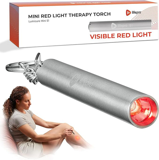 Lifepro Infrared & Red Light Therapy for Body Joints & Muscles Wellness Support, Portable Red Light Therapy Device, Near Infrared Light Therapy for Body & Face - Use 3 wavelengths
