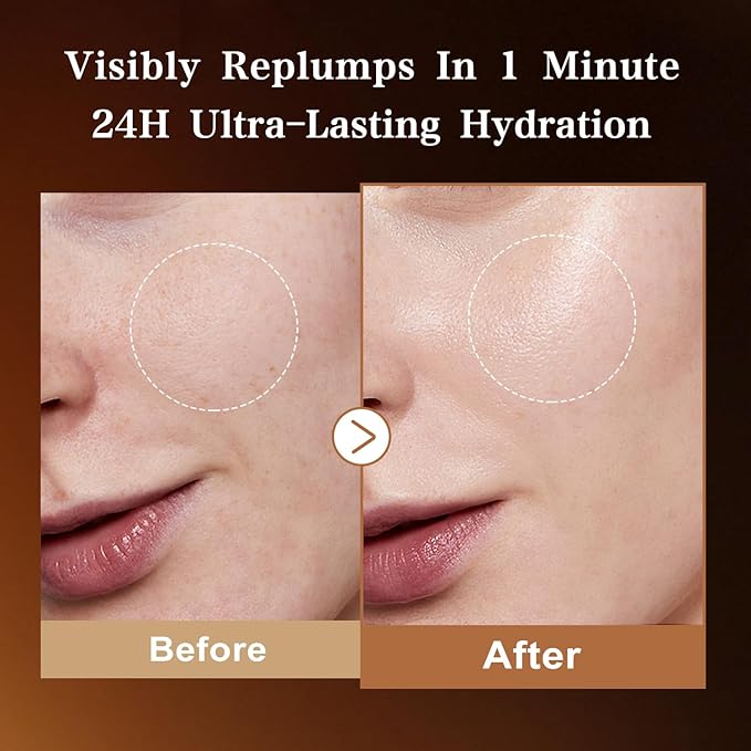 Ultra Hyaluronic Acid Serum With 8 HA Forms + Matrixyl 3000, Collagen Tri - Complex & Peptide, Multi - Layer Hydration Anti-Aging Serum, Hyaluronic Acid Serum for Face (0.05 Fl Oz (Pack of 30))