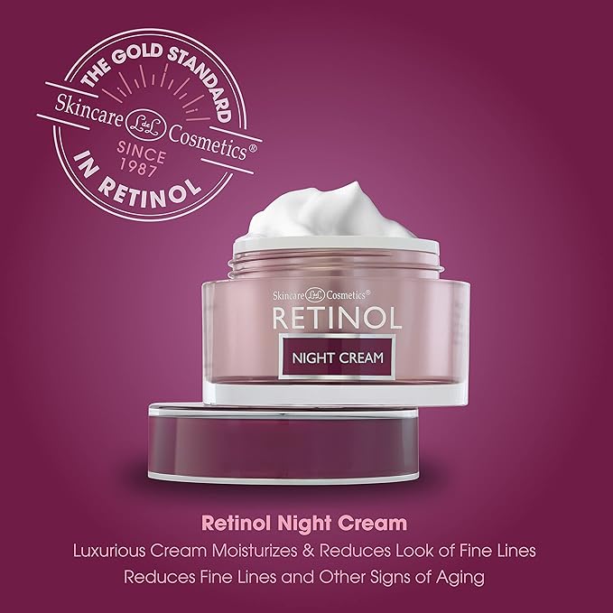 LIVAURA Retinol Night Cream – The Original Anti-Aging Retinol For Younger Looking Skin – Luxurious Restorative Moisturizer Works While You Sleep to Reduce Fine Lines And Other Signs of Aging