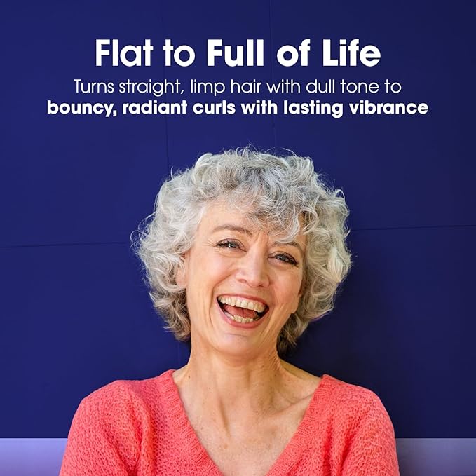 One 'n Only Shiny Silver Perm Kit - Self Heating Home Perms for Women with Argan Oil - Hair Treatment for Soft, Manageable Curls with Gray Hair (1 Box)