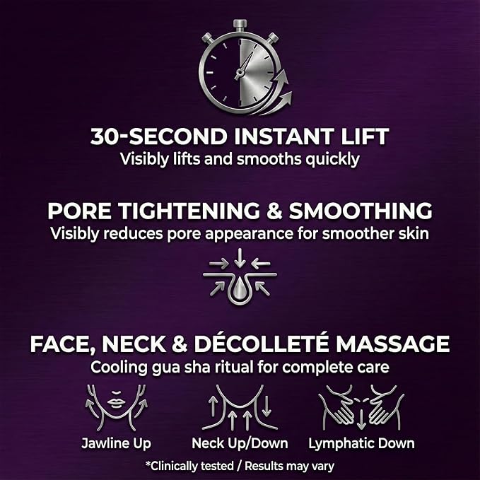 Re.SPN Bakuchiol Lifting Roller Cream – For Wrinkles, Lifting & Pore Tightening on Face & Neck with Gua Sha Applicator, Vegan, Natural Retinol, Niacinamide, K-Beauty (1.69 fl oz)