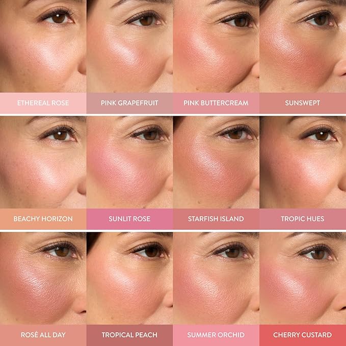 LAURA GELLER NEW YORK Baked Blush-n-Brighten Marbleized Blush for Cheeks - Pink Buttercream - Natural Finish - Buildable Color (Pack of 2)