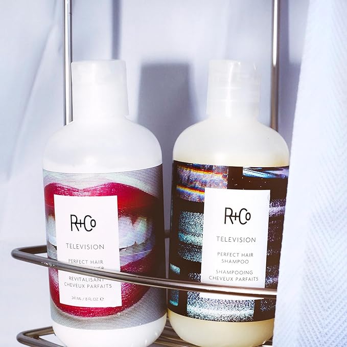 R+Co Television Perfect Hair Shampoo & Conditioner Set | Smooths, Adds Shine & Volume | Vegan + Cruelty-Free | Sulfate- Free | 8.5oz (Pack of 2)