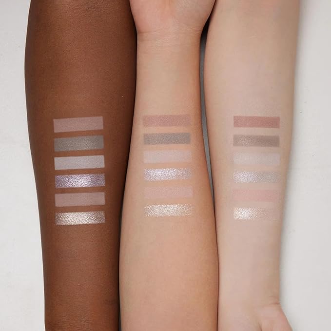 Flower Knows Shell's Jewel 6-Color Makeup Palette,Nude Pink Eyeshadow with 4 Matte + 2 Shimmer Shades,Blendable Smooth Cute Make Up,0.23 Oz(01 Moonlight Pearl)