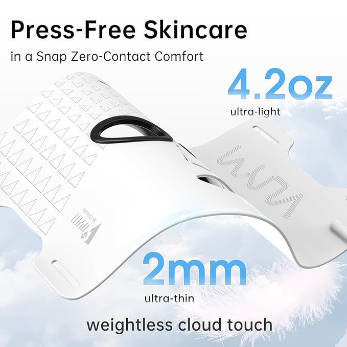 VYM Red Light Therapy Mask: 292 LEDs Professional Infrared Red Light Therapy for Face Mask Light Therapy Replace Photon Rejuvenation