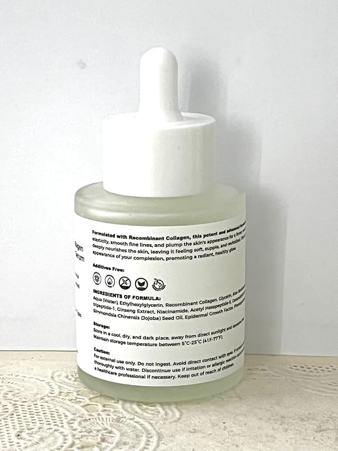 Advanced Collagen Serum Korean for Skin Booster | Dermatologist Tested with Hyaluronic Acid, Niacinamide & Ginseng |Korean Serum for glow & Radiance for All Skin | 50ml