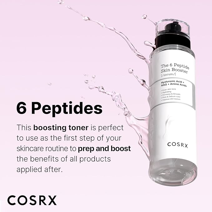 COSRX 6X Peptide Collagen Booster Toner Serum + 2% Alpha Arbutin Discoloration Care Serum