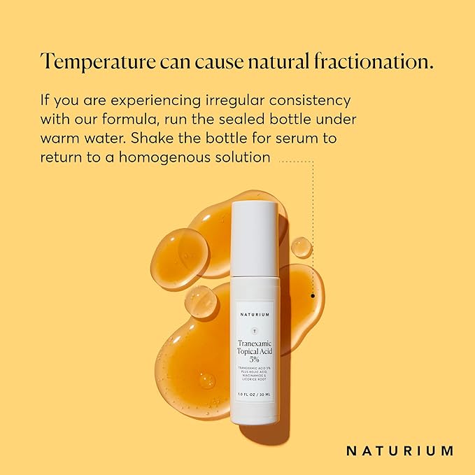 Naturium Tranexamic Topical Acid 5%, Face & Skin Care, with Kojic Acid, Niacinamide & Licorice Root, 1 oz