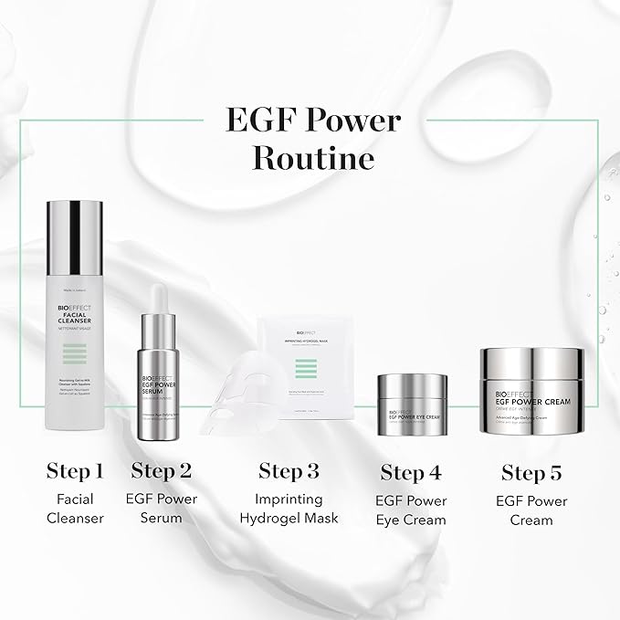 BIOEFFECT EGF Power Serum | Epidermal Growth Factor + KGF + Hyaluronic Acid | Intensive Age-Defying Face Treatment for Deep Wrinkles, Firmness & Skin Renewal, 15 mL / 0.50 oz