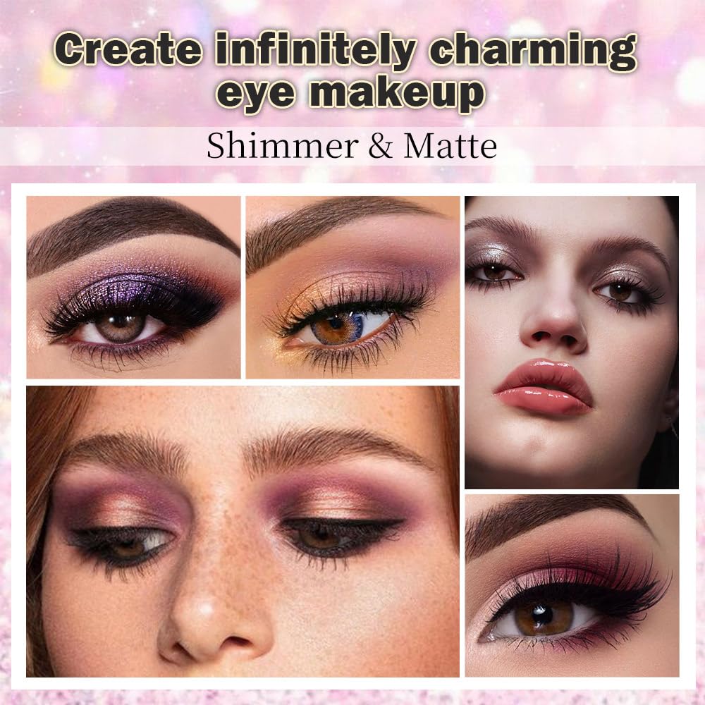 SUAKE Neutral Smokey Eye Shadow Palette,Nude Mauve Rose Gold Cream Eyeshadow Palette,Make Up Pallets for Women, Highly Pigmented Long Lasting Naturing-Looking,Blendable,Vegan