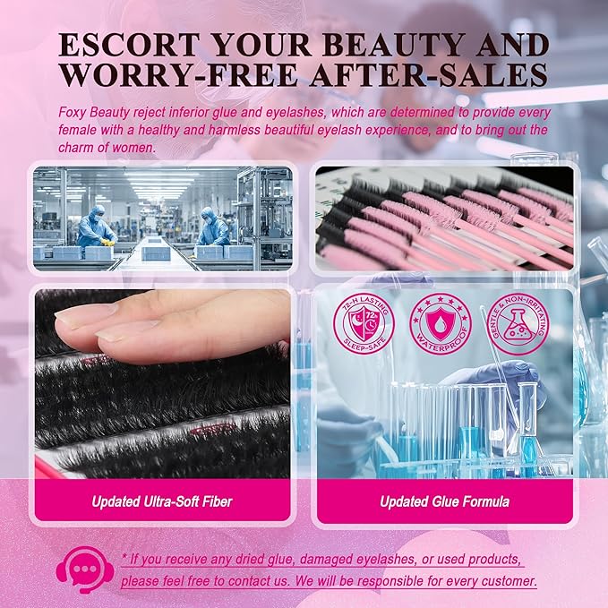 Bombshell X 480Pcs Fluffy Lash Extension D Curl 80/100/150/200D Volume Lash Clusters 10-18mm Mink Eyelash Extension Individual Eyelashes