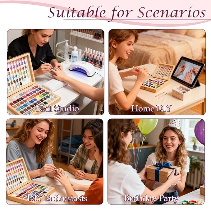 Sponge Paint Patting Gel Polish & Tools Kit, 57 Colors Ombre Nail Gradient Painting Gel Blush Blooming for Pigment Pat Aura Nails, French Manicure