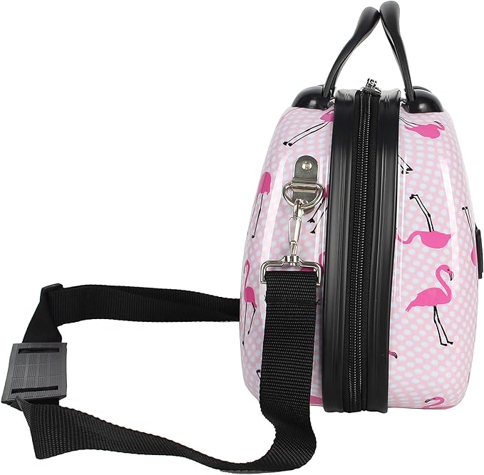 Betsey Johnson Hardside Cosmetic Case - Lightweight Small Size Hardshell Travel Hand Makeup Bag - Adjustable Shoulder Strap - Bag for Women and Girls - Multi-Functional Case