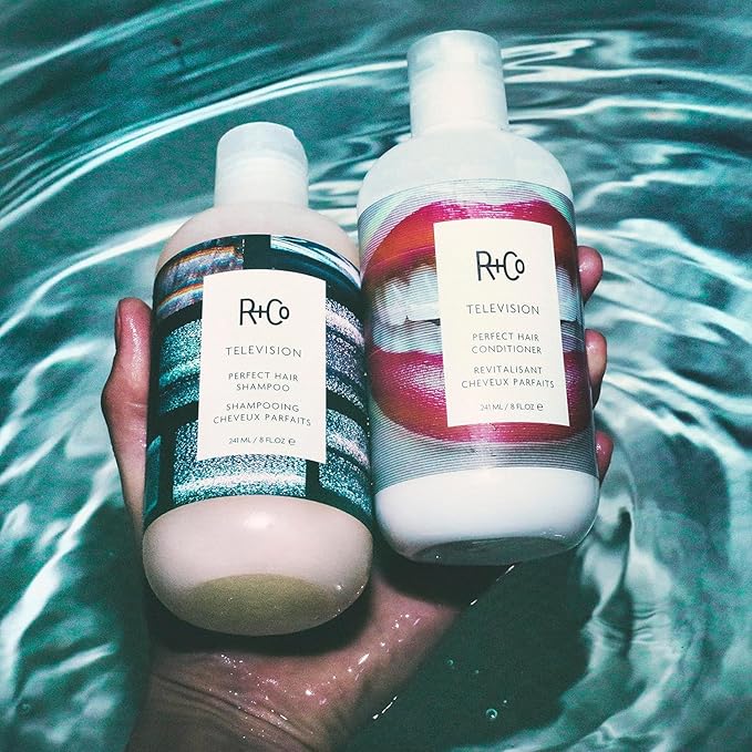 R+Co Television Perfect Hair Shampoo & Conditioner Set | Smooths, Adds Shine & Volume | Vegan + Cruelty-Free | Sulfate- Free | 8.5oz (Pack of 2)