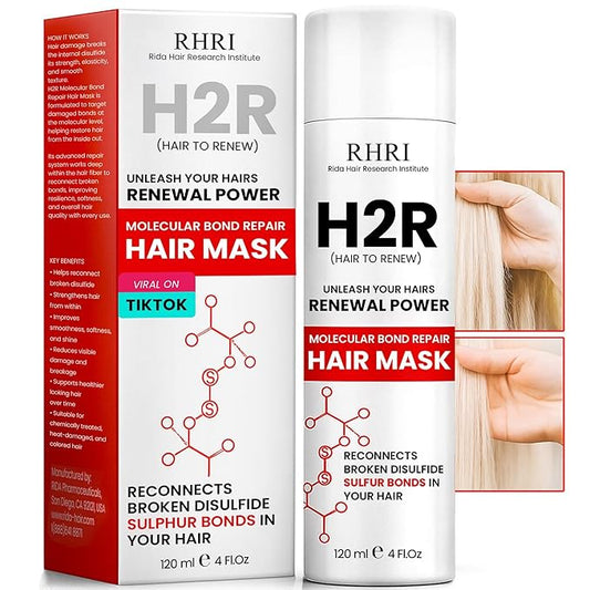 Hair Mask For Damaged Hair | Leave In Hair Mask | Molecular Bonding for Hair Growth, Thinning & Split Ends | Rapid Repair for Damage from Bleach, Chemicals & Heat | Frizz Control Hair Treatment