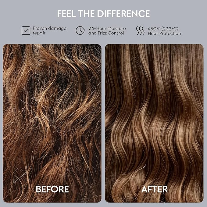 FOUR REASONS Bio-Molecule Repair Hydrating Serum – Bond Repair & Anti-Frizz Serum for Frizzy, Dry, or Damaged Hair – Lightweight Hair Oil with Heat Protectant – Vegan & Cruelty Free, 3.4 Fl Oz