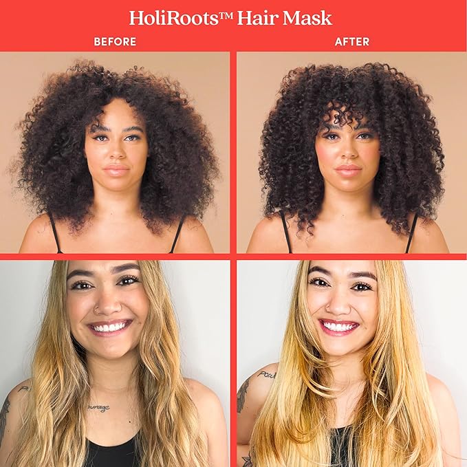 Fable & Mane Deep Moisture Repairing Hair Mask, For Frizzy, Dry, Damaged Hair. Treatment Repairs and Softens with Shea Butter and Coconut (Pack of 2)