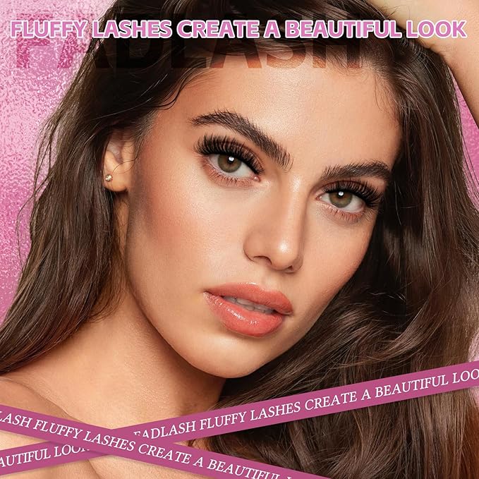 FADLASH Lash Cluster Eyelash Extensions 8-16mm Individual Cluster Lashes D Curl DIY Lash Extension Clusters 3D Effect Eyelash Clusters Volume (Y01-3D-Mix8-16)