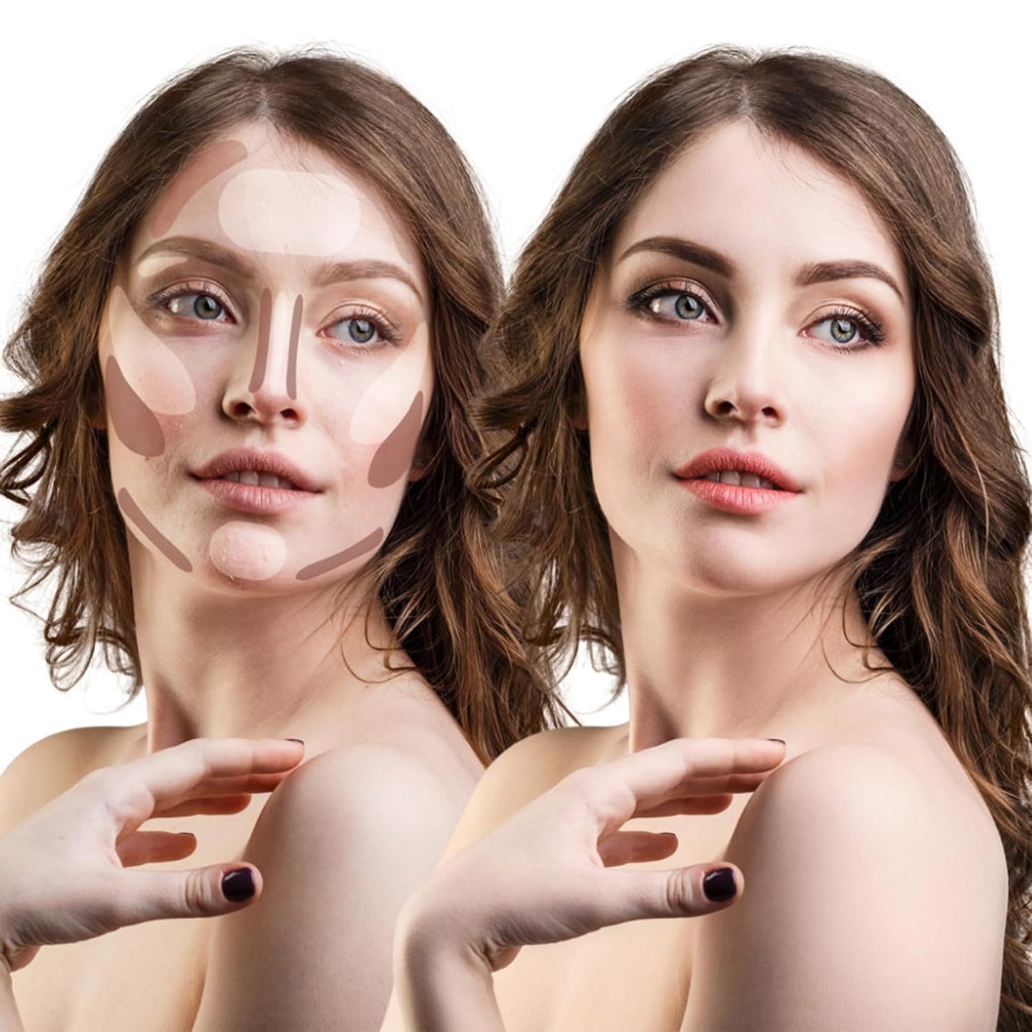 Sunnyvale Contour Stick With Cushion Applicator, Liquid Contour Wand, Cream Bronzer Concealer Stick Lightweight For A Naturally Sculpted Look, Buildable Formula, Vegan & Cruelty-free