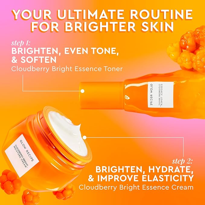 Glow Recipe Cloudberry Bright Cream Refill Pod – Ultra Moisturizing Korean Face Cream for Women with CoQ10, Multi Peptides & Vitamin C to Brighten, Repair Skin Barrier & Even Skin Tone (50 ml)