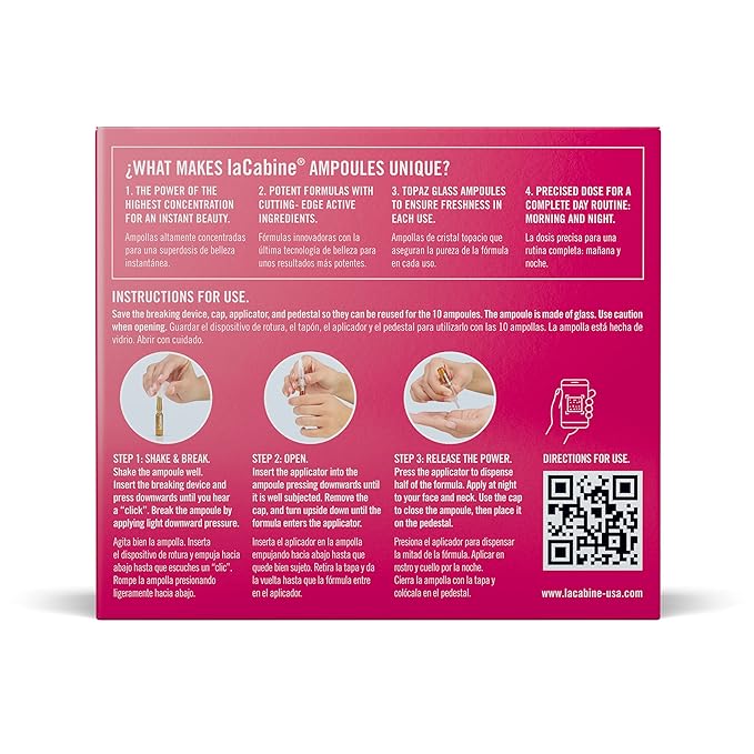 laCabine Pure Retinol Ampoule Serum with pure retinol for a youthful radiance and a renewed skin