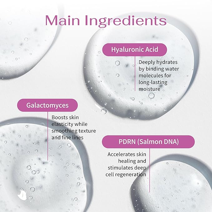 K-Beauty PDRN DNA Complex Hydrogel Sheet Mask – Korean Regenerative Salmon DNA & Multi-Weight Hyaluronic Acid for Anti-Aging, Firming, Brightening, Deep Hydration – Box of 4