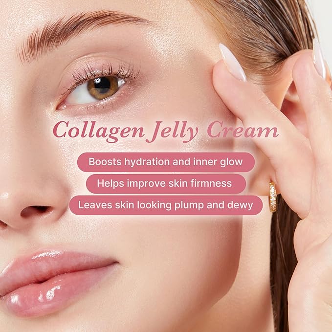 medicube Collagen Swirl Duo for Glowing, Fimer-Looking Skin: Collagen Jelly Cream 50ml and Triple Collagen Cream | Niacinamide, Hyaluronic Acid for Improving Skin's Moisture Barrier | Korean Skin Care
