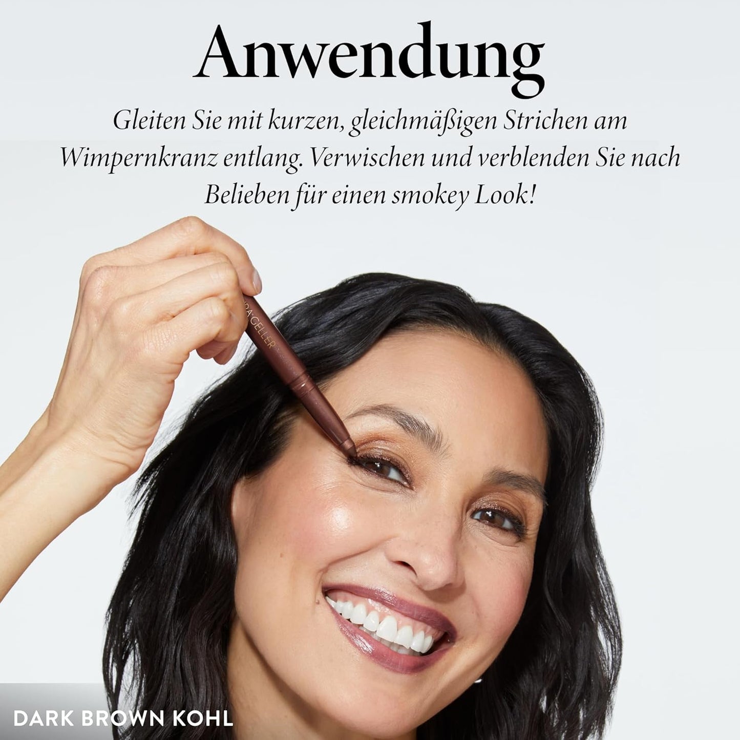 LAURA GELLER NEW YORK Kajal Longwear Kohl Eyeliner Pencil - Royal Quartz - Caffeine and Vitamin E - Smooth & Blendable Liner - Built-In Sharpener