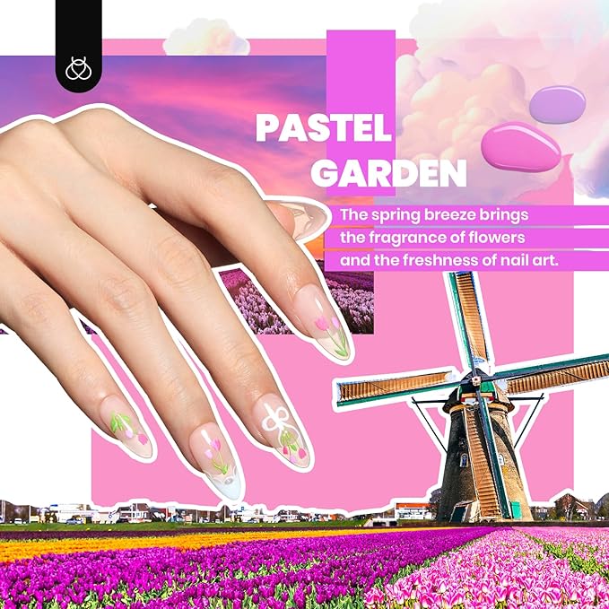 beetles Gel Polish Kit - 36 Colors Nail Kit Pink Purple Cat Eye Polish Set With 4pcs Base and Glossy Matte Glitter Top Coat Travel Diary Soak off Uv Gel Manicure Gift for Women