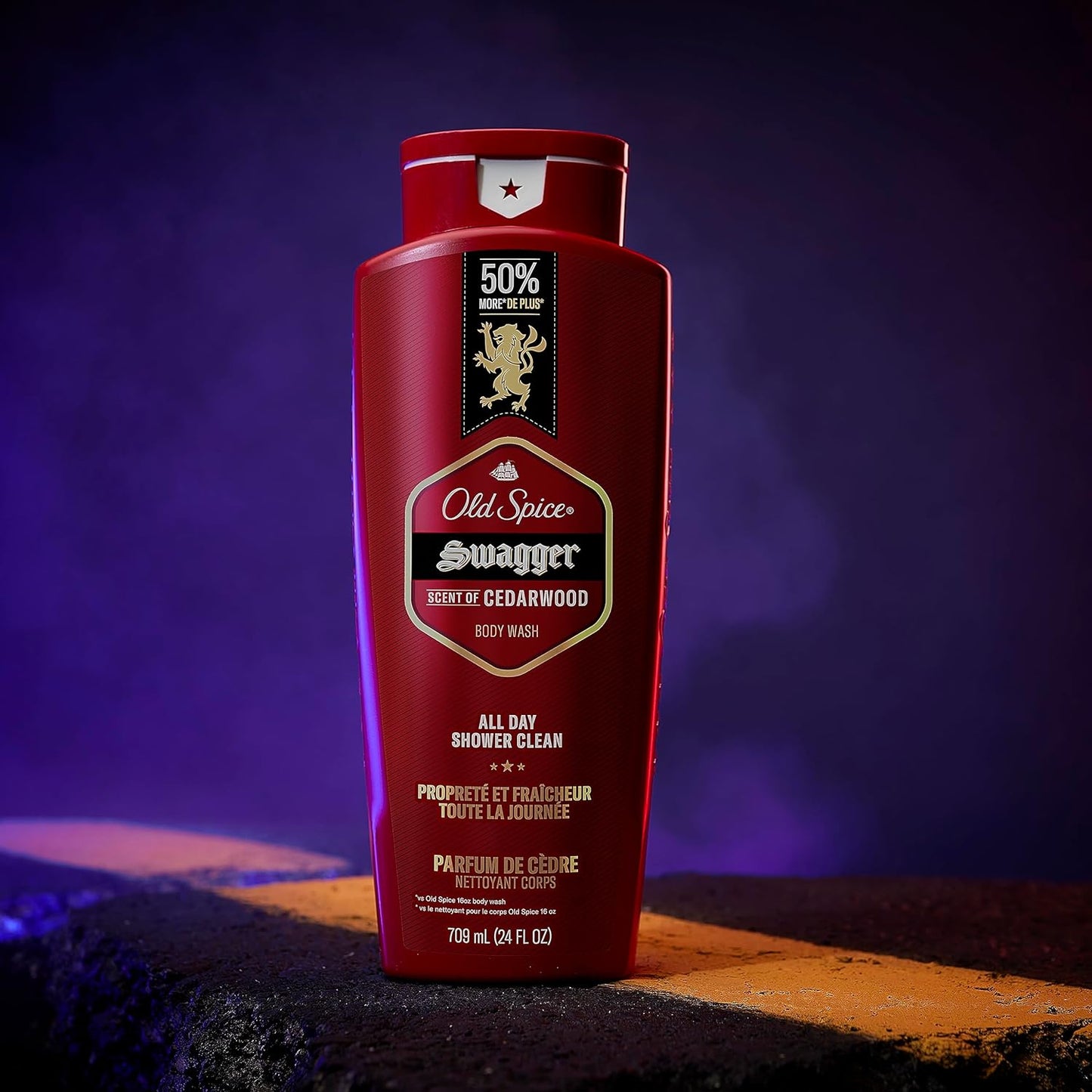 Old Spice Swagger Scent of Confidence, Body Wash for Men, 24 fl oz (Pack of 4)