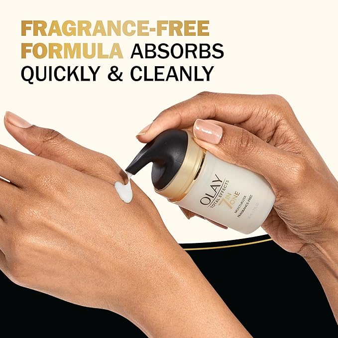 Olay Total Effects Face Moisturizer, Fragrance-Free, 1.7 fl oz