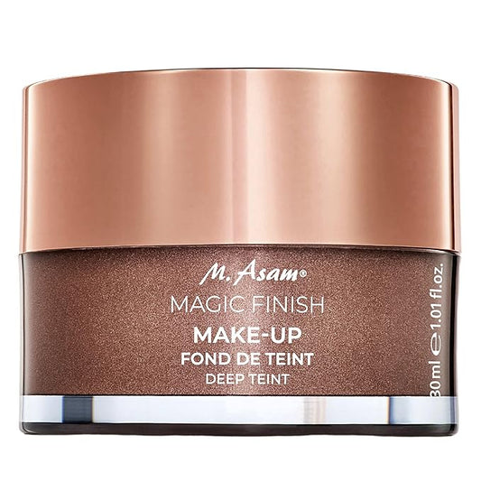 M. Asam Magic Finish Deep Teint Make-Up Mousse (1.01 Fl Oz) – 4in1 Primer, Foundation, Concealer & Powder With Buildable Coverage, Hides Redness And Dark Spots, Vegan, For Deeper Skin Tones