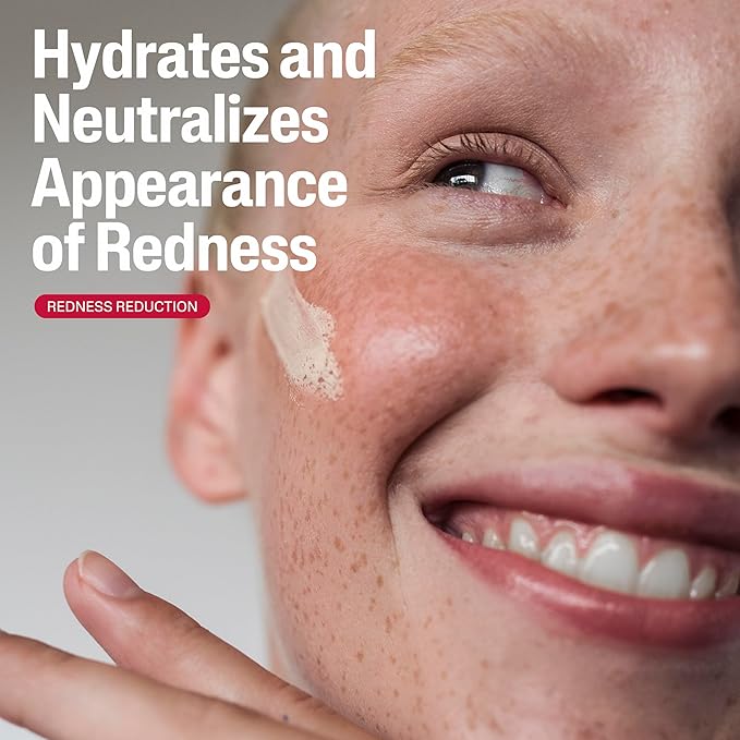 CETAPHIL Redness Relieving Daily Facial Moisturizer SPF 40, 1.7 fl oz, Broad spectrum Sunscreen, Neutral Tint, For Redness-Prone Skin