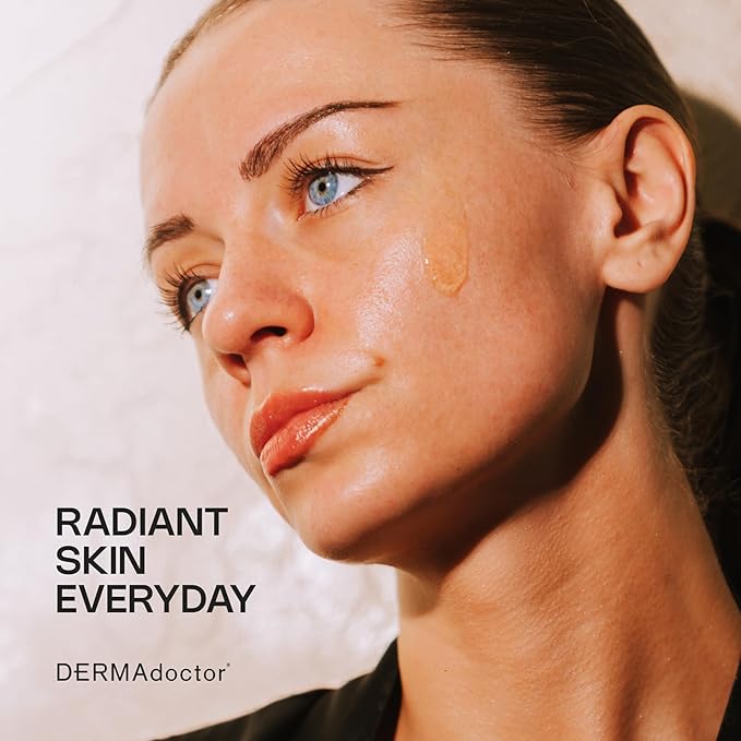 DERMAdoctor Vitamin C Face Wash – Daily 3-in-1 Vitamin C Cleanser & Makeup Remover Face Wash That Tones, Clears Pores, Lifts Oil, and Removes Sunscreen & Pollutants with Potent Kakadu Plum – 7.10 oz