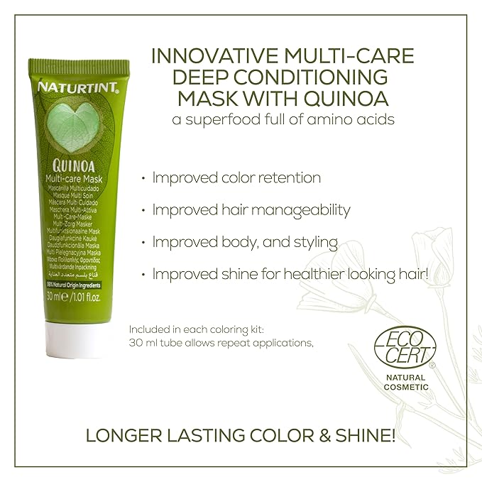 Naturtint 4G Golden Chestnut Permanent Hair Color (Pack of 6), Ammonia Free, Vegan, Cruelty Free, up to 100% Gray Coverage, Long Lasting Results (Packaging may vary)