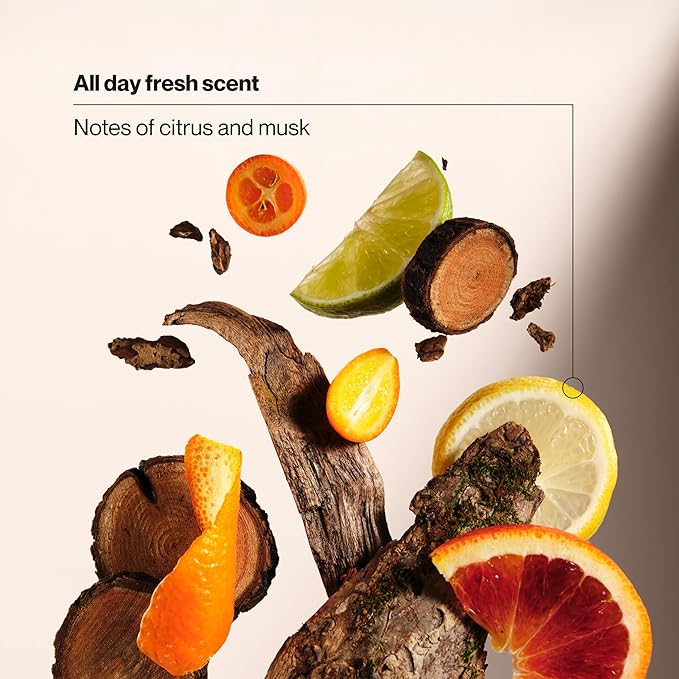 Suave Men Hydrating 3-in-1 Body + Hair + Face Wash with Glycerin & Vitamin E, Cleanse, Moisturize, Refresh, No Parabens or Pthalatates, Long-Lasting Fragrance, 18 FL OZ, 6 Count