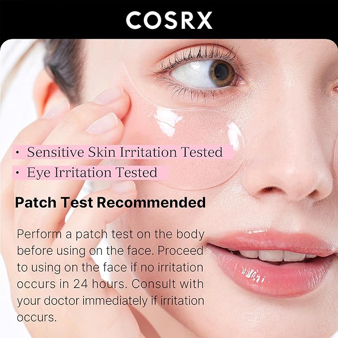 COSRX Peptide Skin Care Set - 6X Booster Toner Serum + Collagen Hydrogel Eye Patch, Korean Skin Care