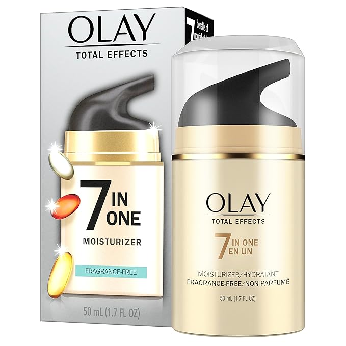Olay Total Effects Face Moisturizer, Fragrance-Free, 1.7 fl oz