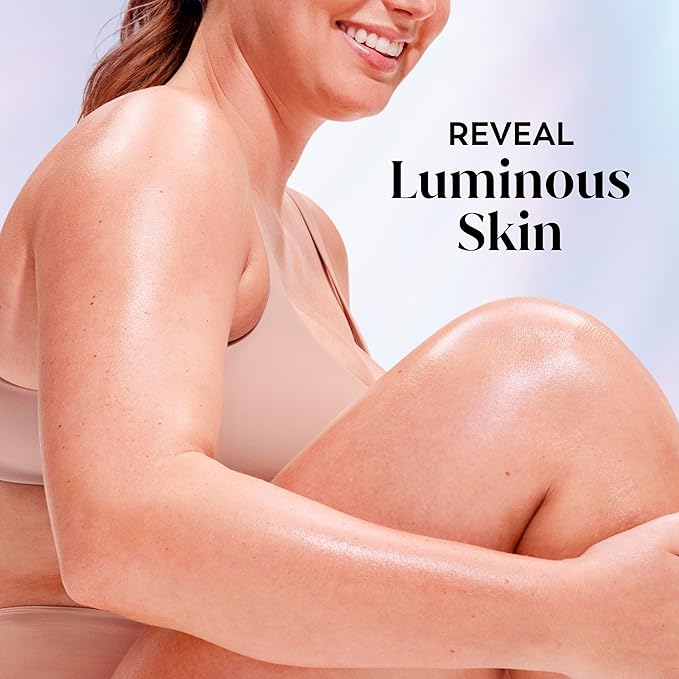 Olay Super Serum Body Wash for Rough & Bumpy Skin, Hydrating & Renewing Serum Complex with Exfoliating Minerals for Luminous Skin, 18.5 fl oz