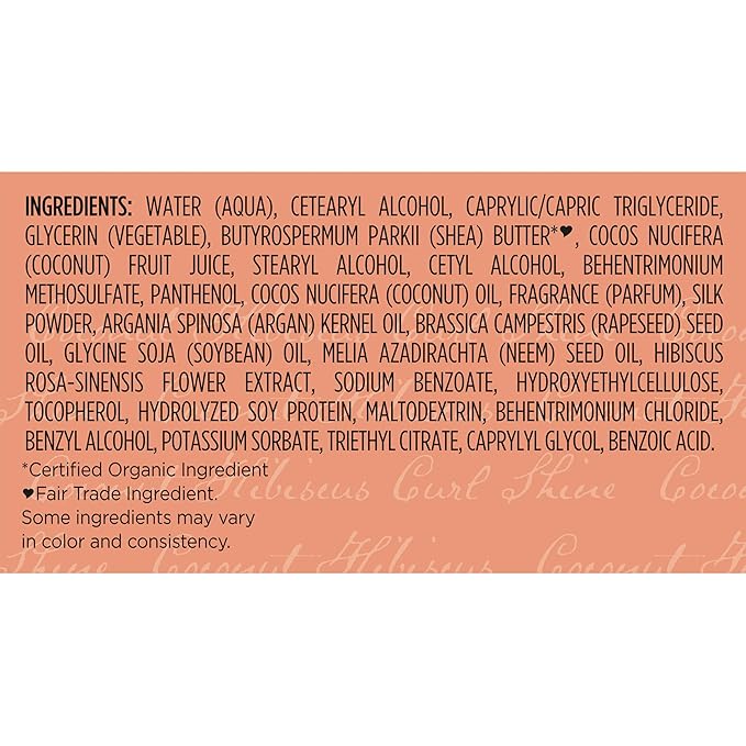 SheaMoisture Hair Mask Coconut & Hibiscus for Dry Curls Hair Mask with Shea Butter 11.5 oz