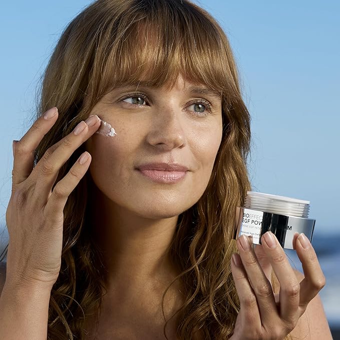 BIOEFFECT EGF Power Cream | Advanced Age-Defying Face & Neck Cream with Epidermal Growth Factor + Hyaluronic Acid + Niacinamide for Wrinkles & Age Spots | 50 mL / 1.69 oz