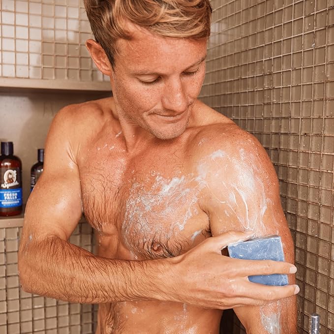 Dr. Squatch Natural Men’s Bar Soap - Cold Process Body Soap Bar with Natural Oils - Gifts for Men - Coastal Mist, Fresh Falls, Sierra Storm, Rainforest Rapids, Coconut Castaway (5 Pack)