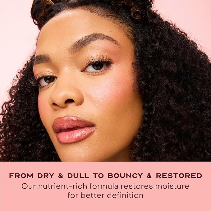 SheaMoisture Hair Mask Coconut & Hibiscus for Dry Curls Hair Mask with Shea Butter 11.5 oz